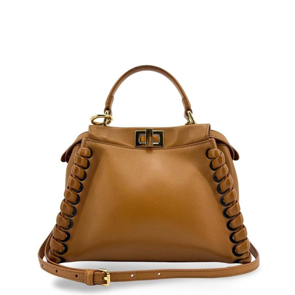 Fendi Peekaboo Whipstitch Leather Bag